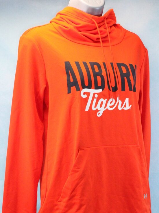 Auburn Tigers ColdGear Long Sleeve Funnel Neck Sweatshirt Women's Size SM/P - Picture 1 of 9